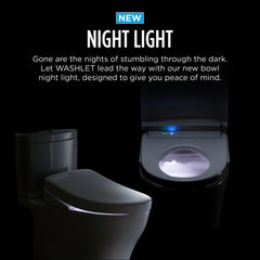 [TOTO] Smart Electronic Bidet Seat with Instant Water Heating, PREMIST & EWATER+ Self-Cleaning Wand, Elongated, Cotton White